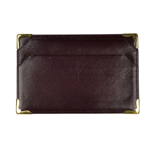 Mädler Leather Business Card Wallet - Burgundy