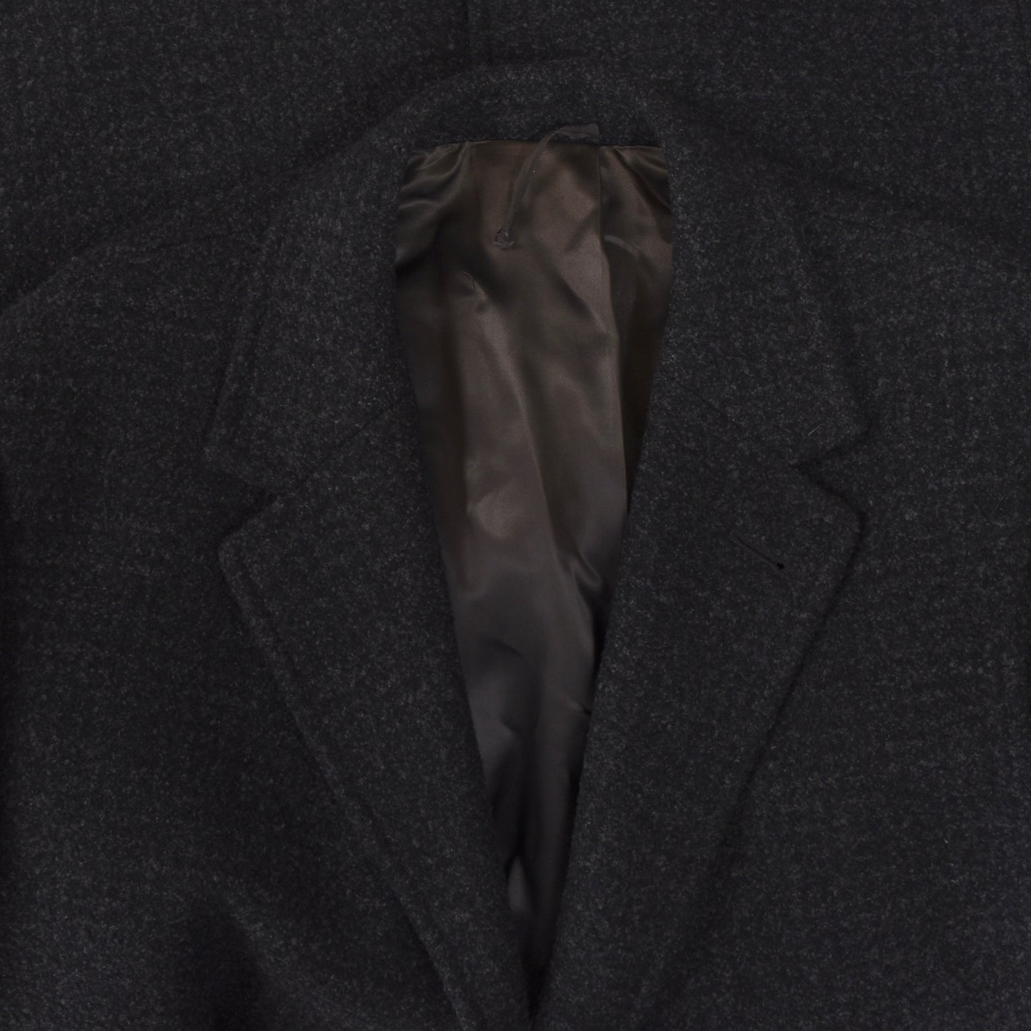Vintage Karl Faix Wool Overcoat  - Charcoal