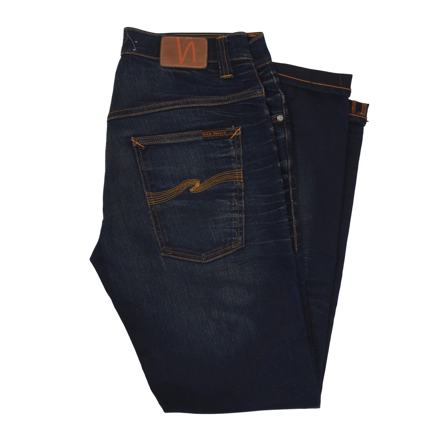 Nudie Thin Finn Jeans Größe W34 L 32 - Blau