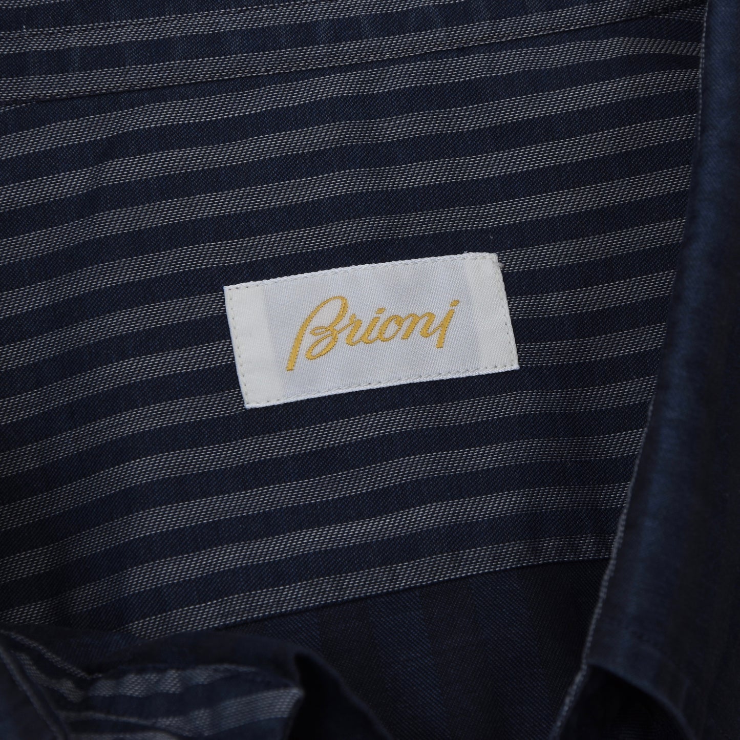 Brioni Cotton Shirt Size Size V - Striped