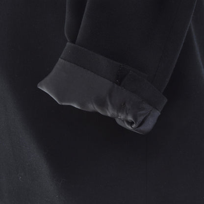 Vintage handgemachte Schal Revers Wolle Smoking - schwarz