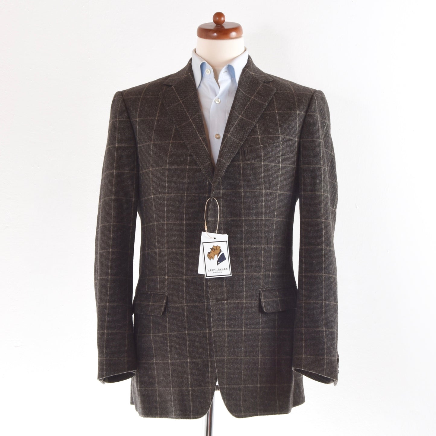 Ermenegildo Zegna Wolljacke - Brown Windowpane