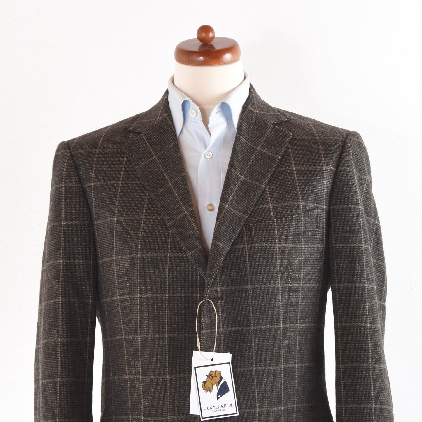 Ermenegildo Zegna Wolljacke - Brown Windowpane