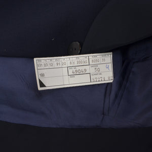 Vintage Schal Revers Smoking Größe 50 - Marineblau