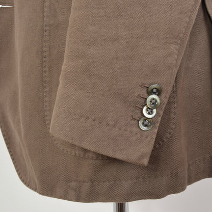 Boglioli COAT Baumwolle/Leinen Jacke Größe 52 - Braun