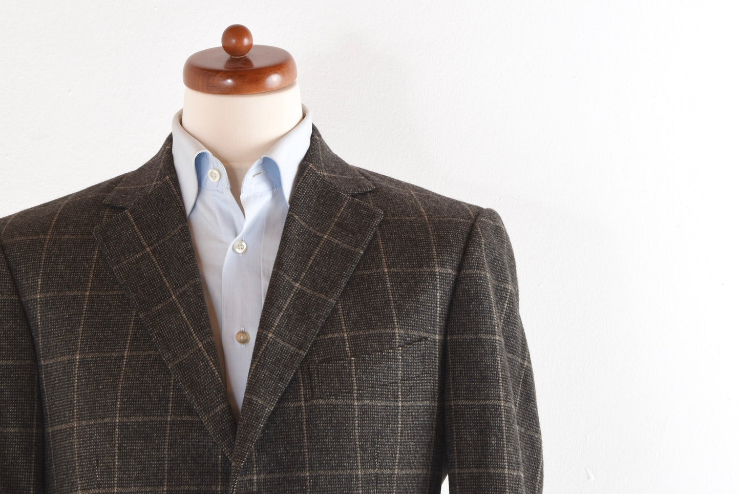 Ermenegildo Zegna Wolljacke - Brown Windowpane