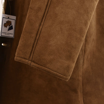 Richard Draper Shearling Coat Size 56 - Brown