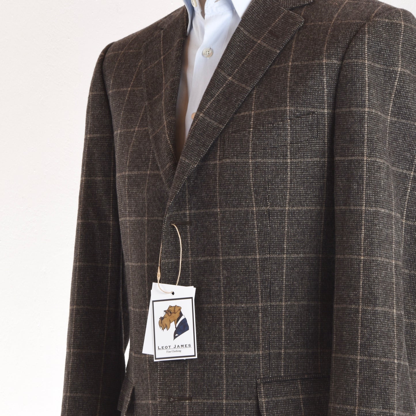 Ermenegildo Zegna Wolljacke - Brown Windowpane