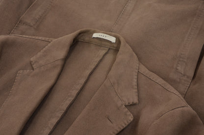 Boglioli COAT Baumwolle/Leinen Jacke Größe 52 - Braun