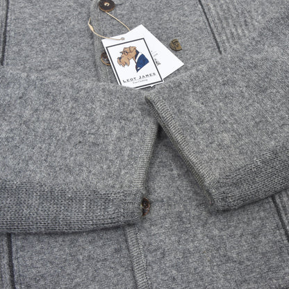 Giesswein Woll Cardigan Pullover/Jacke Größe 48 - Grau