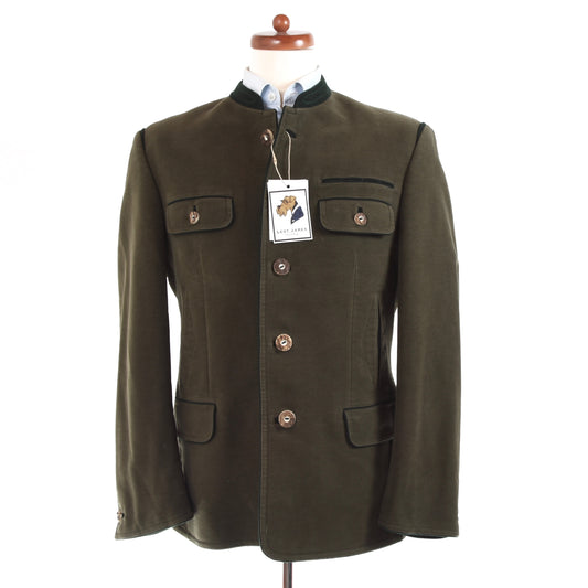 Lodenfrey Kaiservilla Janker/Jacket - Olive Green/Brown