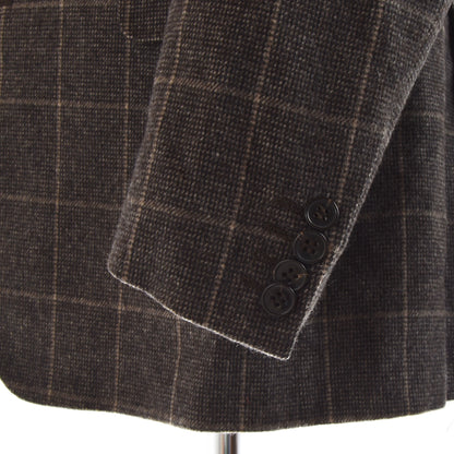 Ermenegildo Zegna Wolljacke - Brown Windowpane