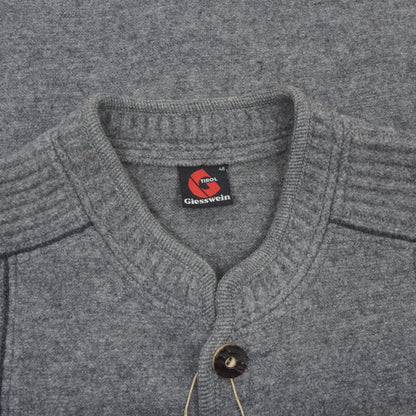 Giesswein Wool Cardigan Sweater/Jacket Size 48 - Grey