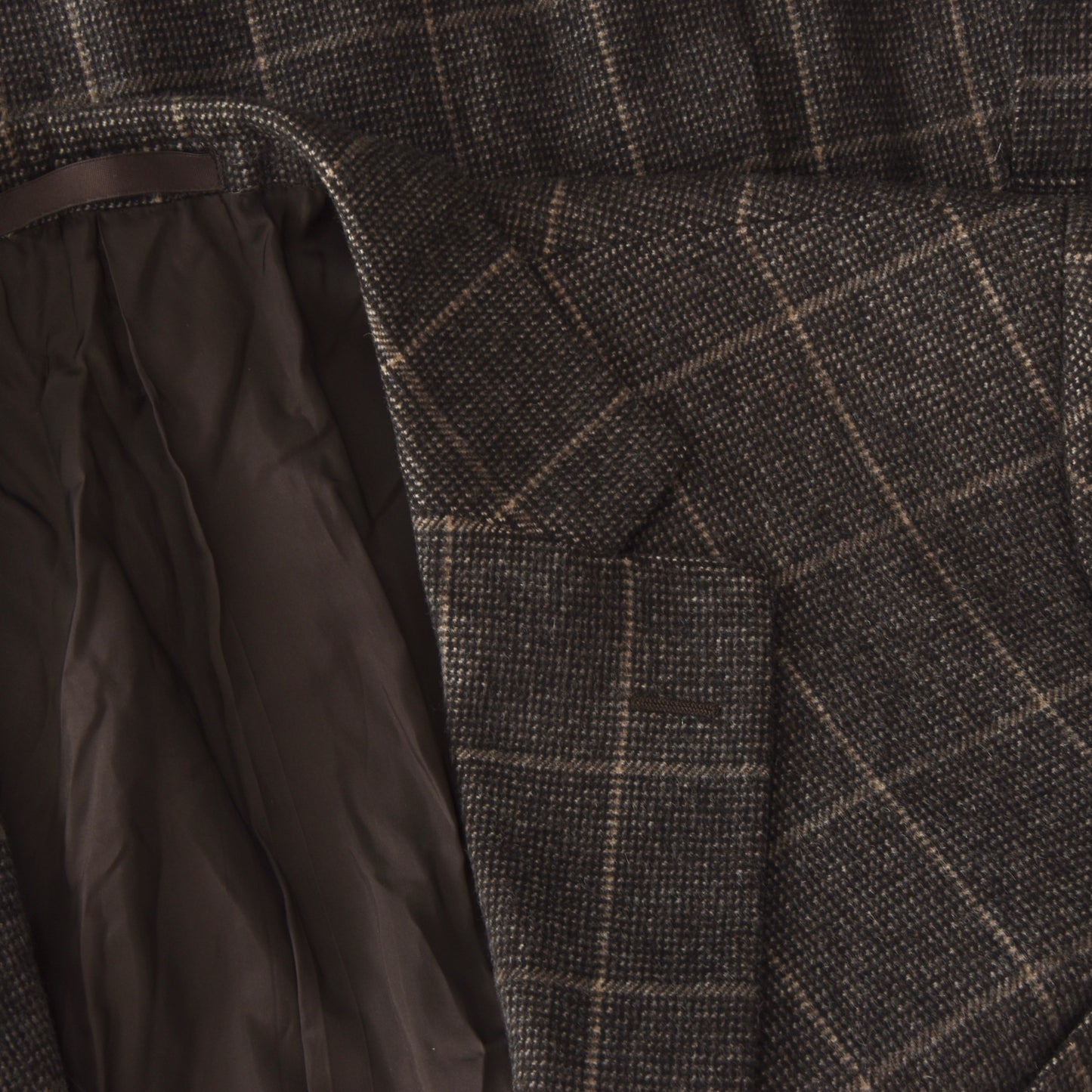 Ermenegildo Zegna Wolljacke - Brown Windowpane