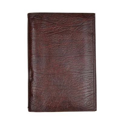 Hetzel Vintage Leather Notebook/Address Book - Brown
