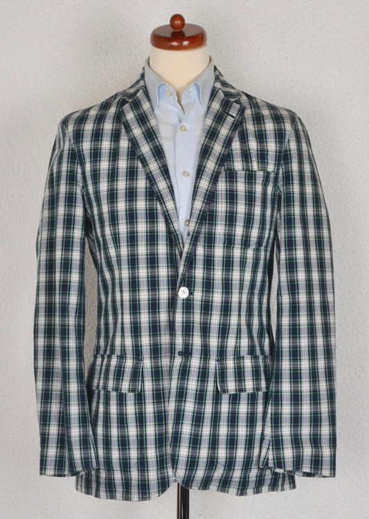 Polo Ralph Lauren Madras Cotton Jacket Size 40 - Plaid