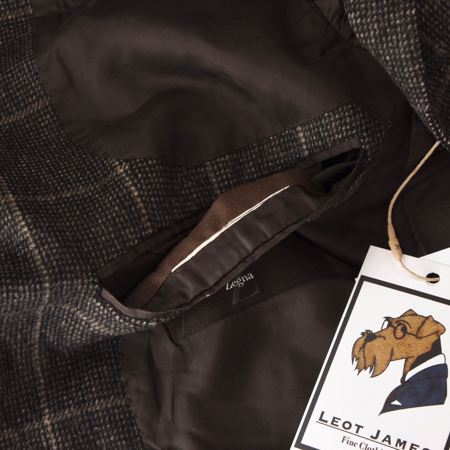 Ermenegildo Zegna Wolljacke - Brown Windowpane