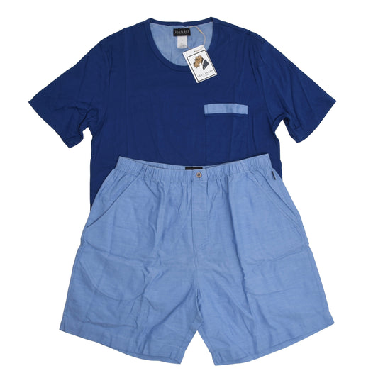 Hanro of Switzerland Pyjamas Size M - Blue