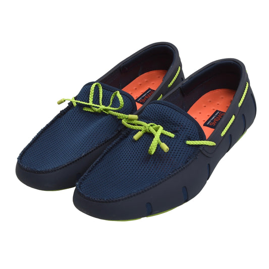 SWIMS Loafer aus geflochtener Spitze Größe 8 - Marineblau