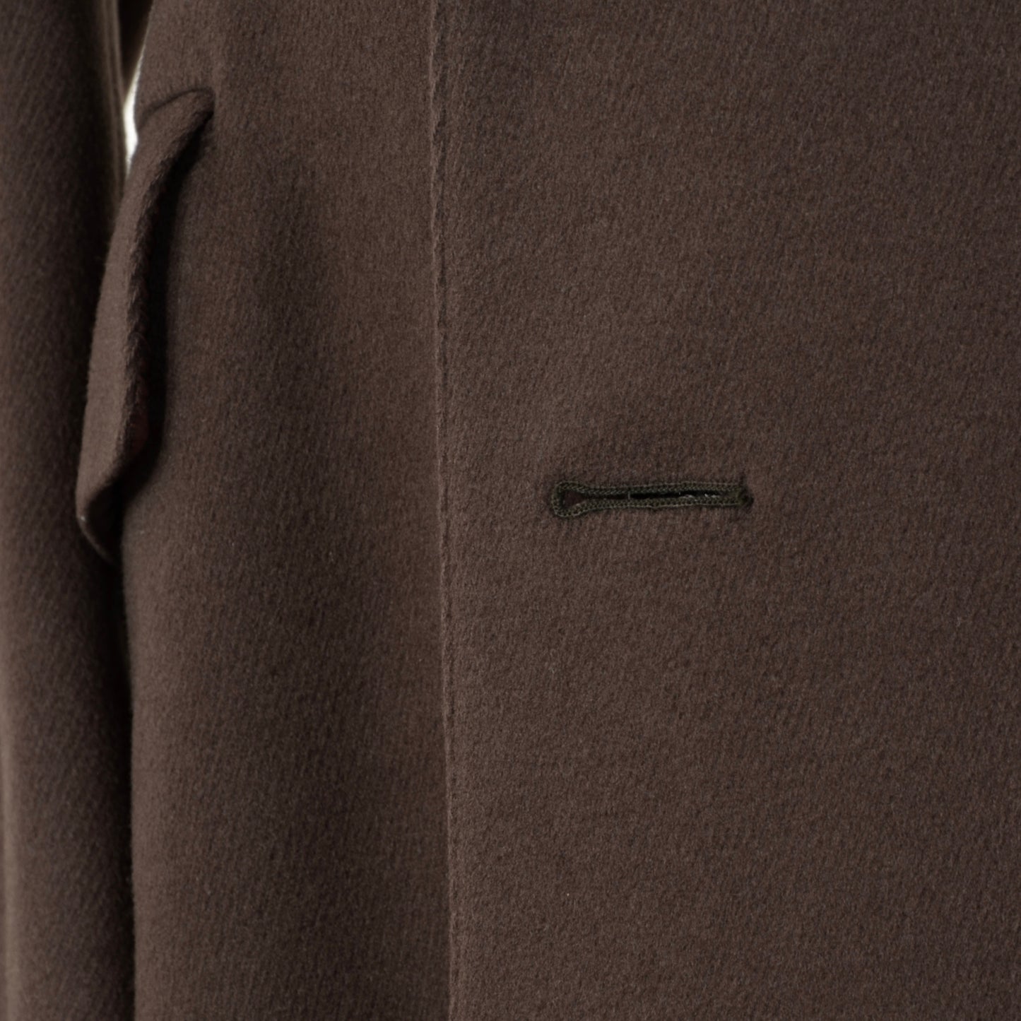 Vintage Moss Bros. Crombie Wool Overcoat Size 40R - Brown