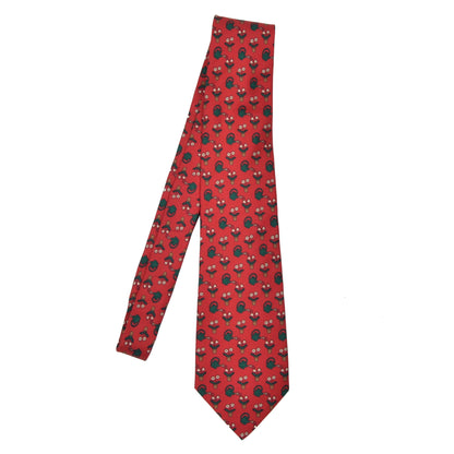 Hermès Paris Silk Tie 7484T-02 - Red