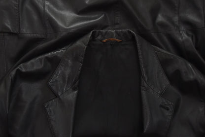 Seraphin France Leather Jacket Size 56 - Black