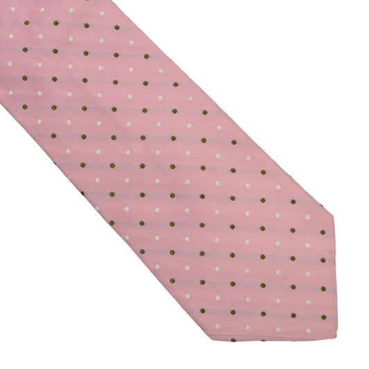 Gössl Polka Dot Silk Tie - Pink