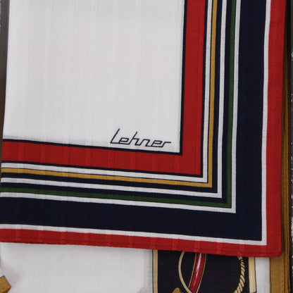 Lehner of Switzerland Handkerchief/Pocket Square Set of 4