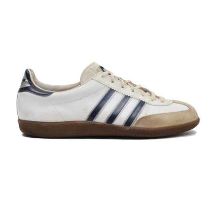 Vintage Adidas Universal Sneakers hergestellt in Slowenien Größe 44 - weiß/Marine