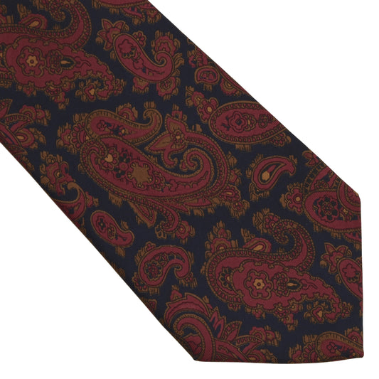 W. Jungmann & Neffe Ancient Madder Silk Tie - Paisley