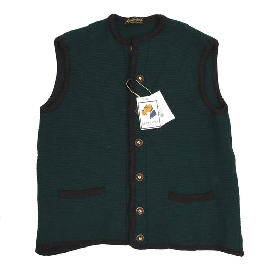 Moden Zach Wool Sweater Vest/Trachtenweste - Green