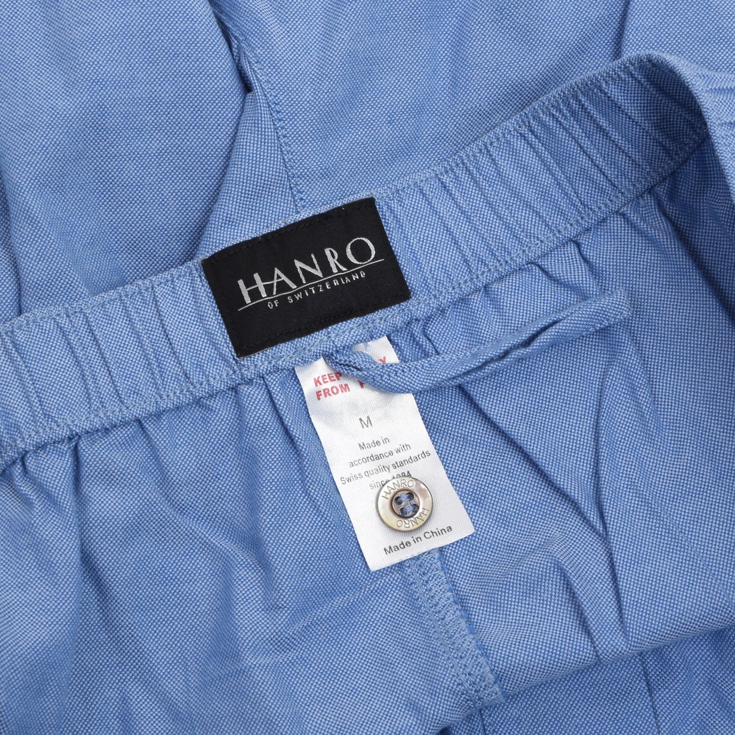 Hanro of Switzerland Pyjamas Size M - Blue