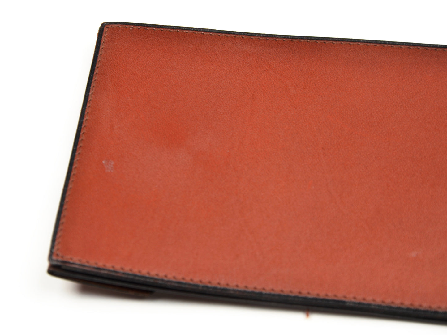 Valextra Milano Wallet/Billfold with Clip and Snap Closure - Tan