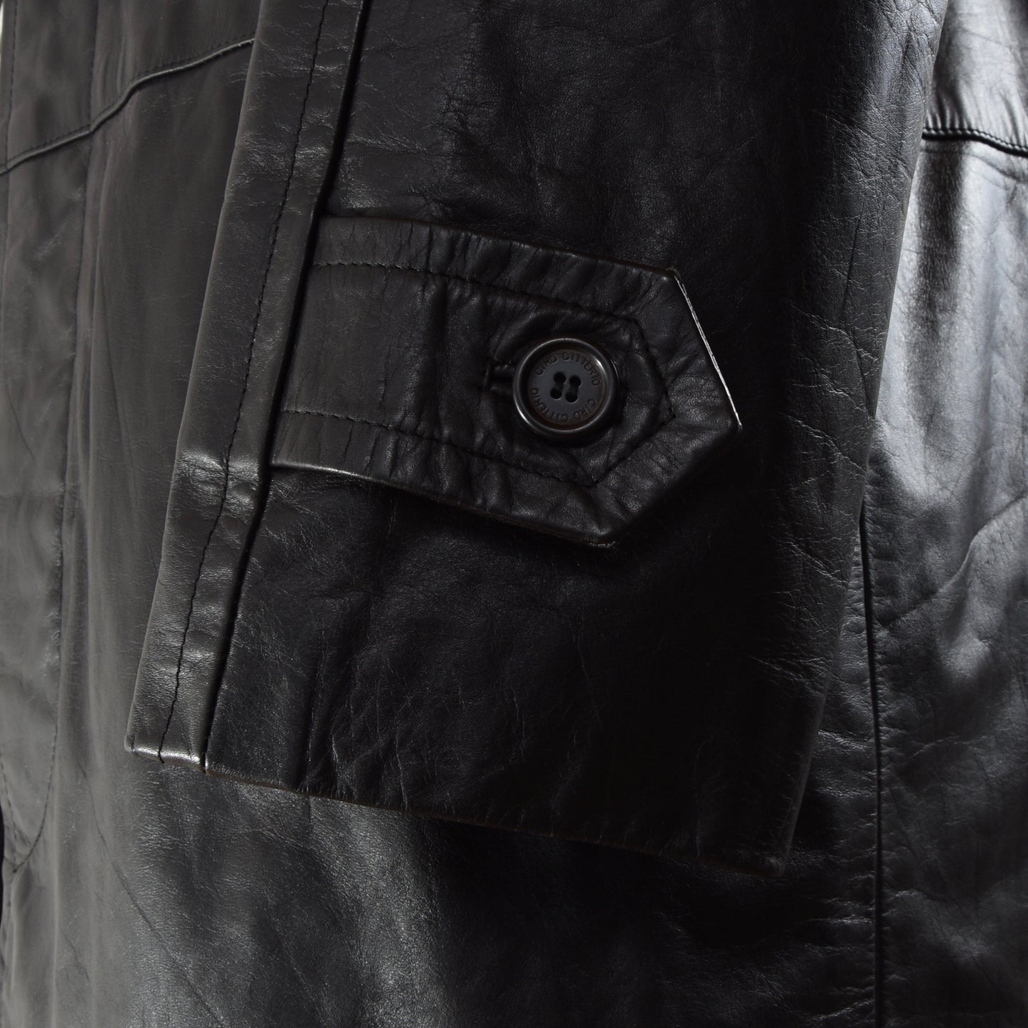 Ciro Citterio Leather Jacket Size M - Black