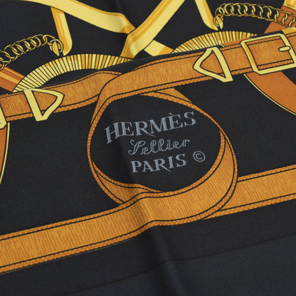 Hermès Paris Henri D'Origny Eperon d'Or Seidenschal