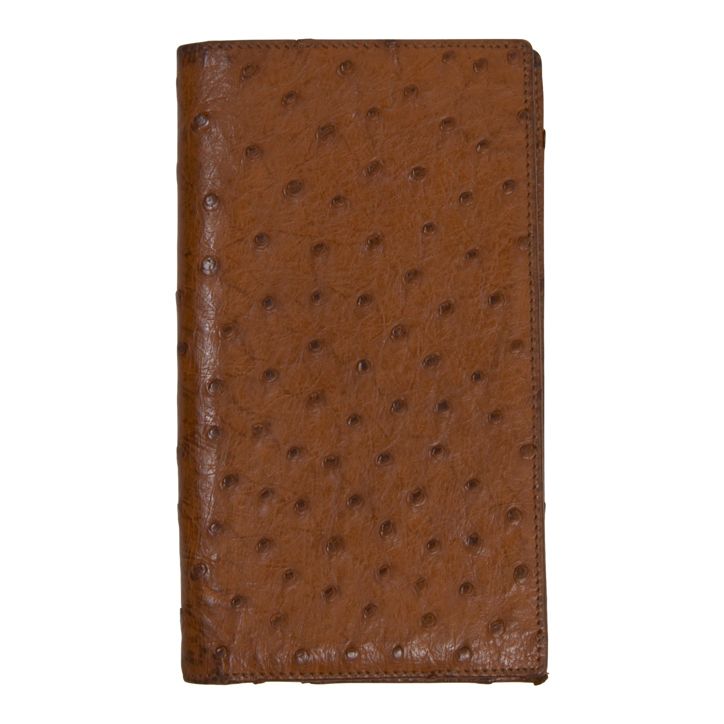 Henry Birks & Sons Ostrich Leather Travel Wallet - Brown