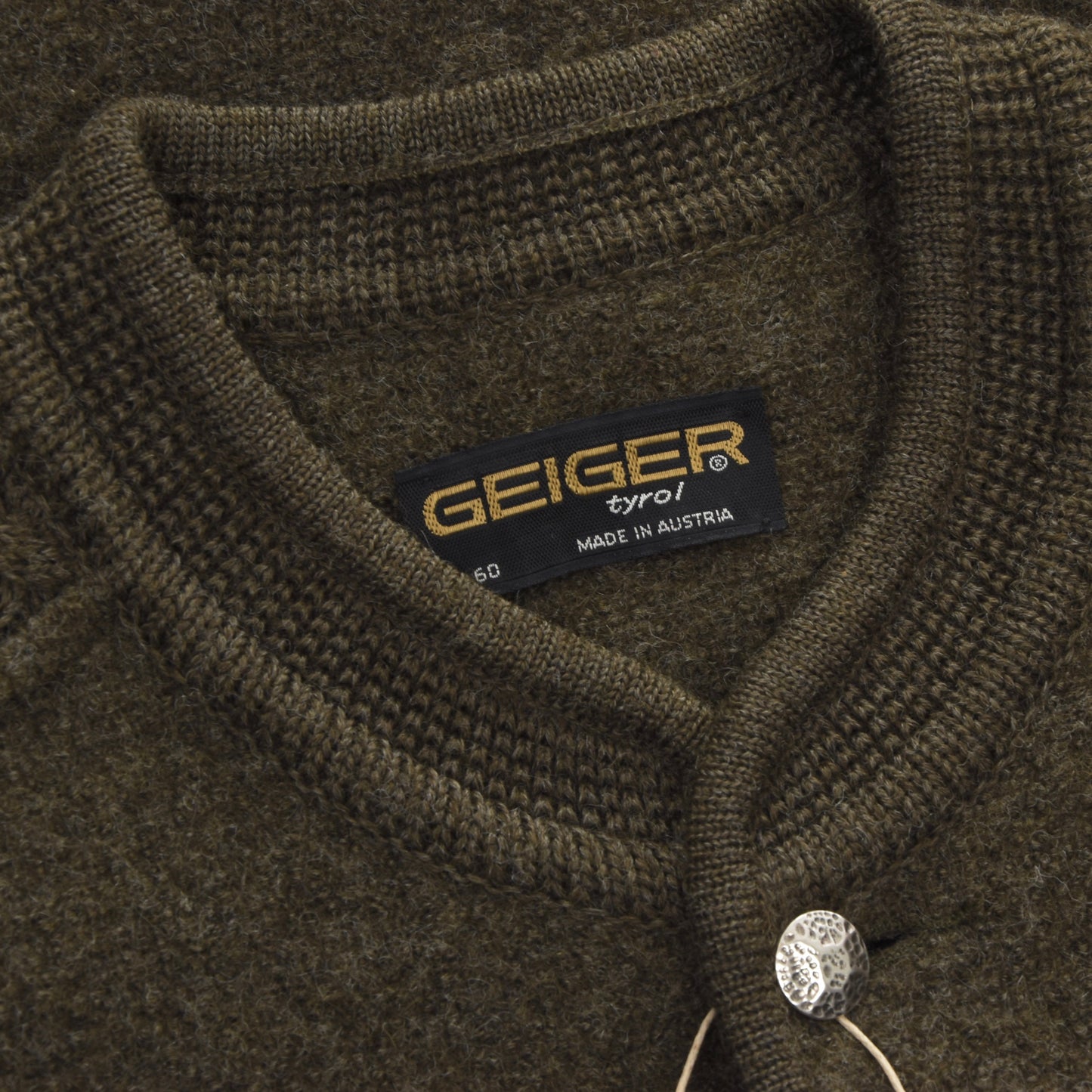 Geiger Tirol Walkjacke/Jacke Gr. 60 - Grün