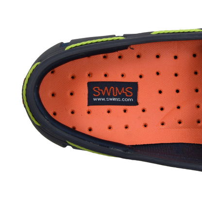 SWIMS Loafer aus geflochtener Spitze Größe 8 - Marineblau