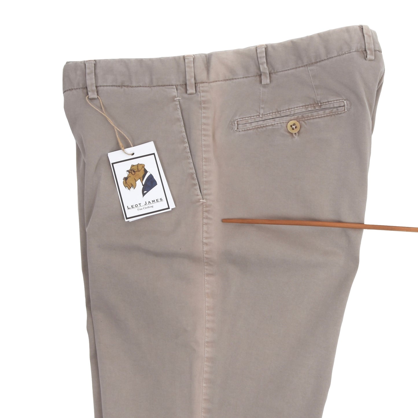 Luigi Borrelli Napoli Cotton Pants Slacks Size 54 - Tan