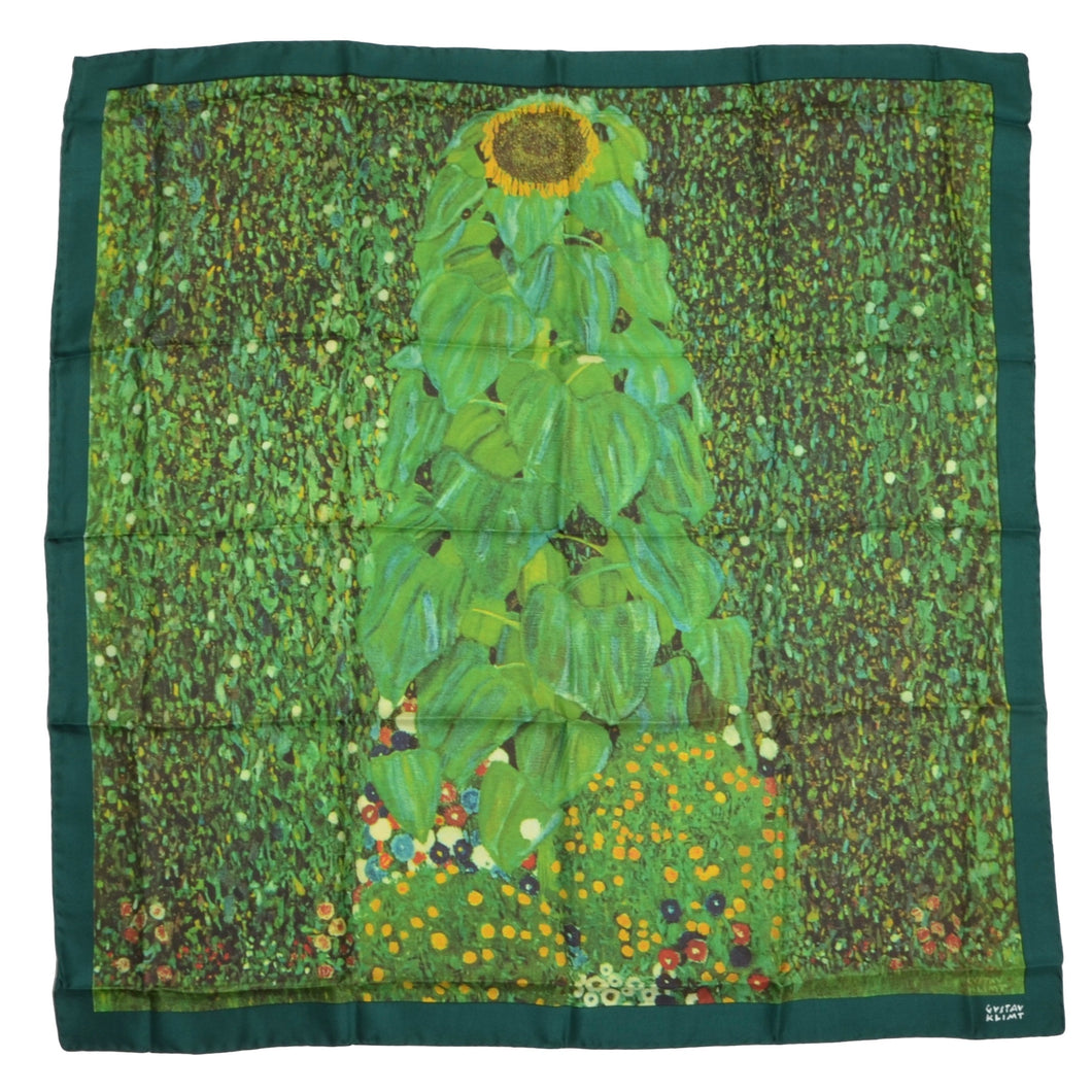 Gustav Klimt Seidenschal - Die Sonnenblume