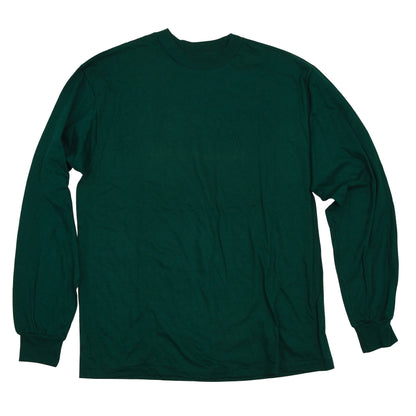 Vintage Hanes bullige T USA gemacht langärmliges Shirt Größe XL - grün