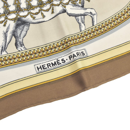 Hermès Paris Jacques Eude Grand Apparat Seidenschal