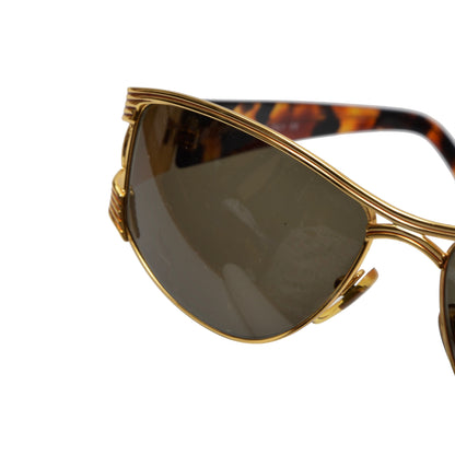 Vintage Fendi Sonnenbrille FS 232 Col 786 - Schildkröte &amp; Gold