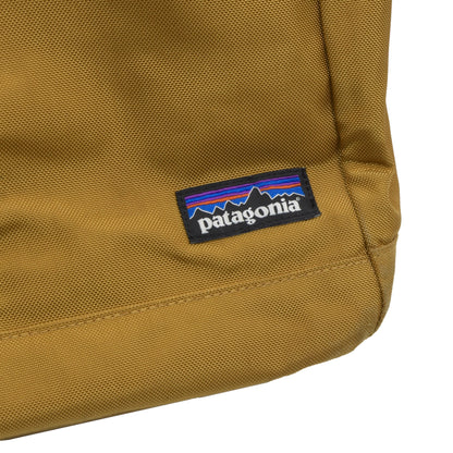 Patagonia Laptop-/Einkaufstasche aus Nylon – Hellbraun/Senf