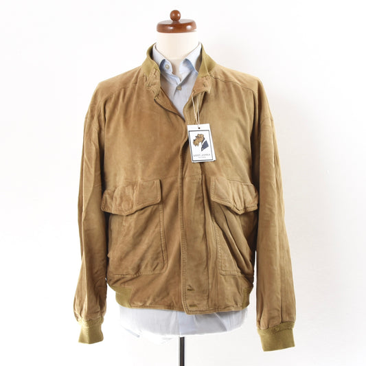 Seraphin Leather Jacket/Blouson Size 54 - Tan