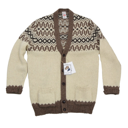 St. Michael Wool Cardigan Größe 44" - Fair Isle