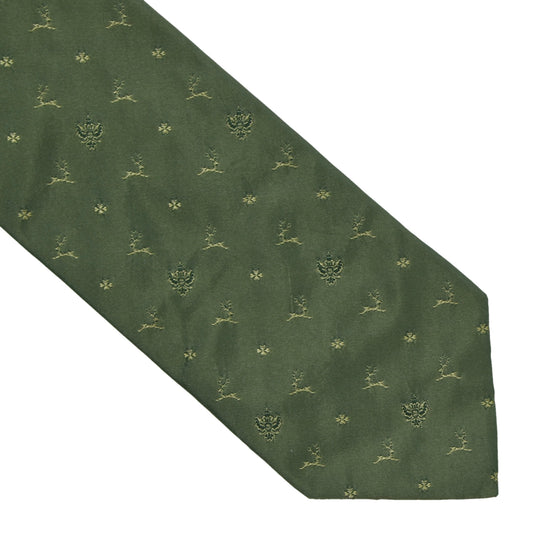 Kleidermanufaktur Habsburg Silk Tie - Green