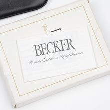 Laden Sie das Bild in den Galerie-Viewer, Becker Handmade Leder Schlüsselanhänger Geldbörse - Schwarz