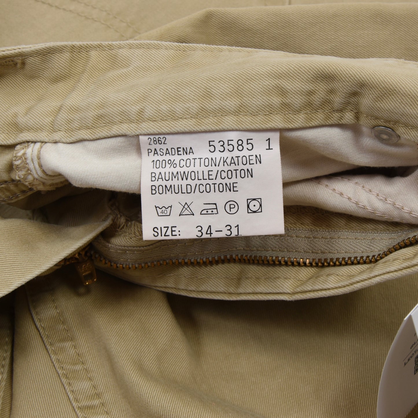 NWD Lee Jeans/Hosen Größe W34 L31 Pasadena Desert – Hellbraun/Beige