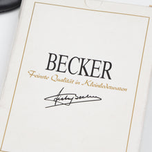 Laden Sie das Bild in den Galerie-Viewer, Becker Handmade Leder Schlüsselanhänger Geldbörse - Schwarz